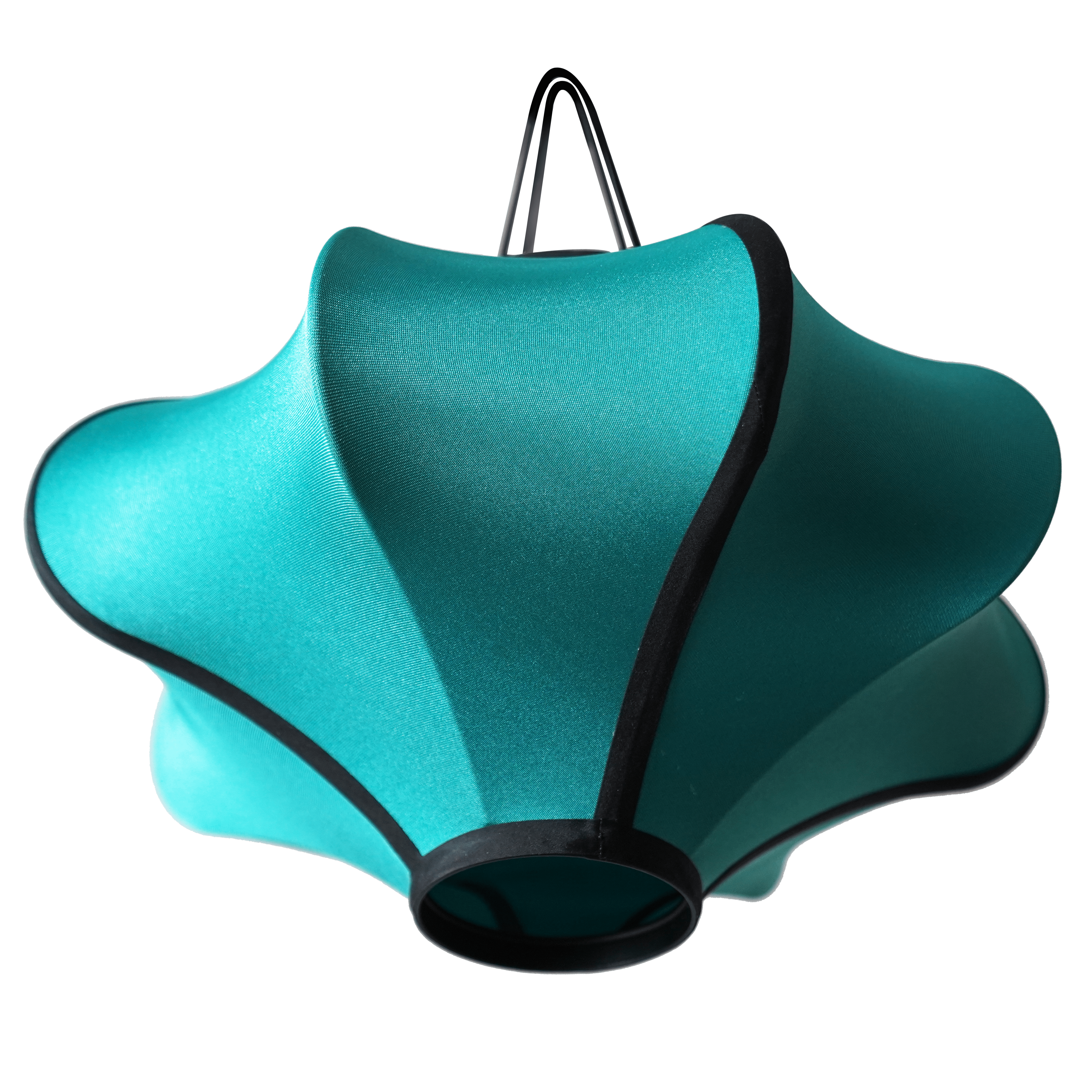 NeXtime Clocks Lumi fabric lantern-style lamp shade, 40cm diameter, elastic fabric with a modern lighting design.